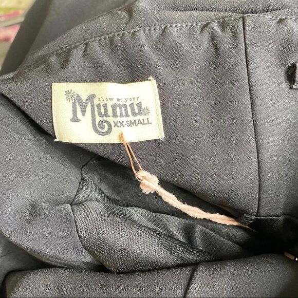 Show Me Your Mumu Black Monaco Ruffle Gown - Picture 3 of 8